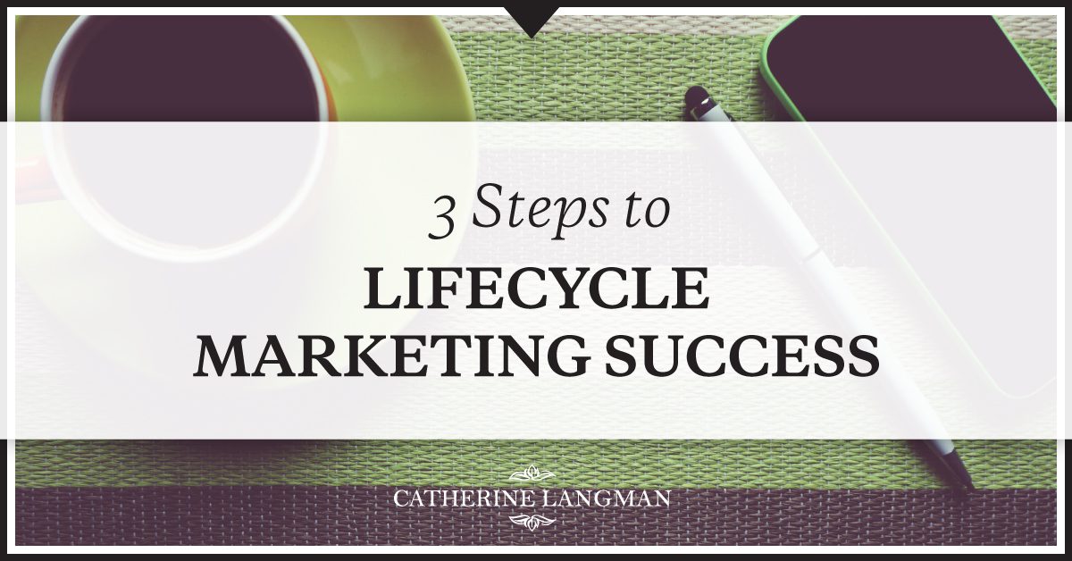 3 steps to lifecycle marketing success