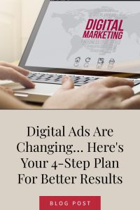 Digital Ads Are Changing…Here's Your 4-Step Plan For Better Results